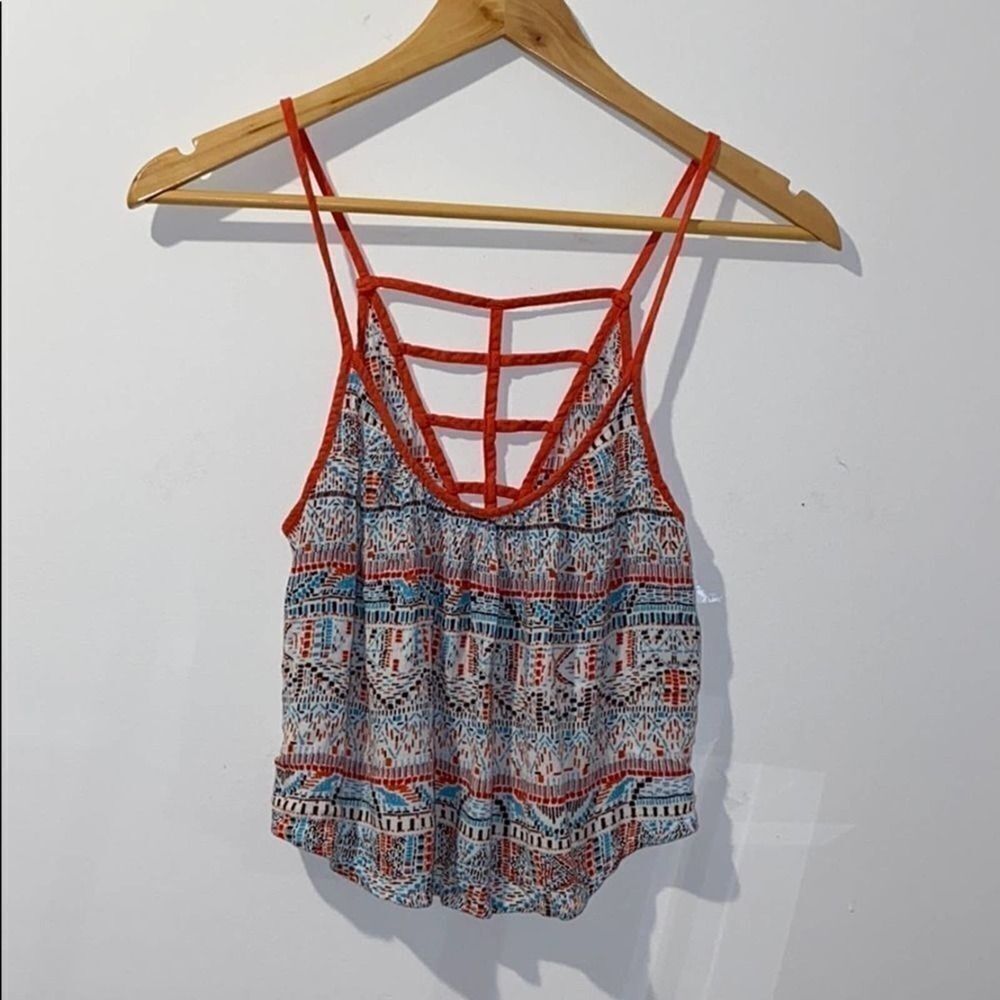 Hollister Indian Aboriginal Lace Crop Top Small